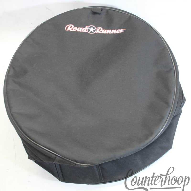 Road Runner 6.5" x 14" Soft Shell Padded Snare Drum Case Touring Bag Black image 1