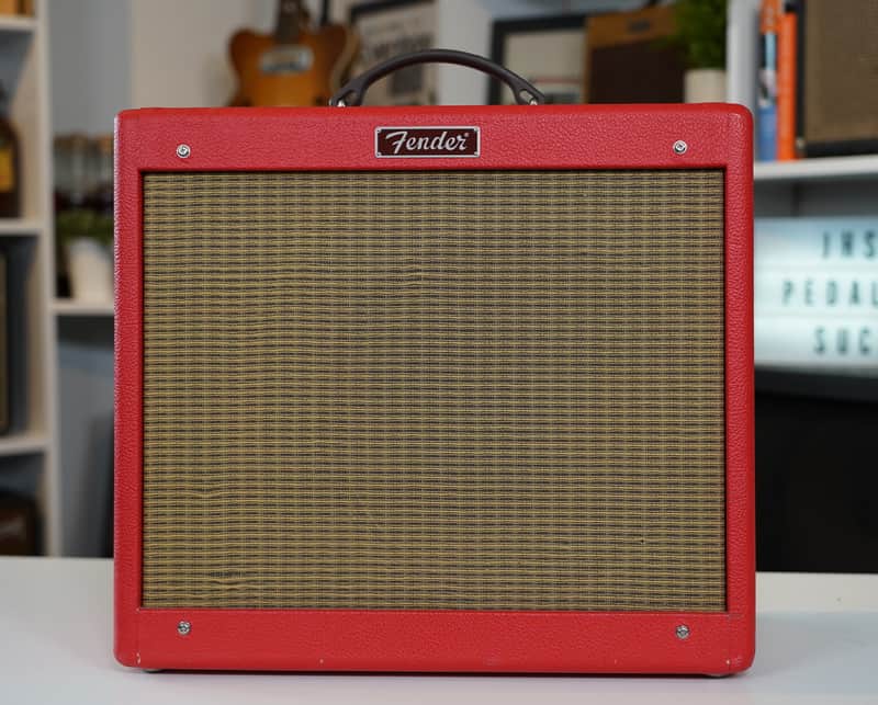 Fender Blues Junior Texas Red Tube Amplifier Vintage 30 image 1