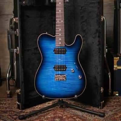 Suhr Custom Shop Classic T Electric Guitar - Trans Whale Blue Burst image 12