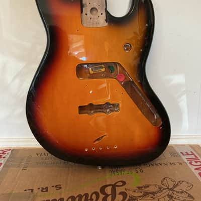 Fender Standard MIM Jazz Bass Body - 2002 - 3 Color Sunburst image 2