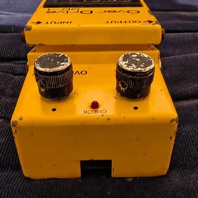 Boss OD-1 Over Drive (Black Label) 1980-81 - serial #0500 - JRC4558D image 3