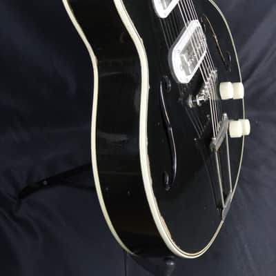1960 Silvertone H1427 Espanada Black Hollowbody Electric Guitar Harmony H62 image 3