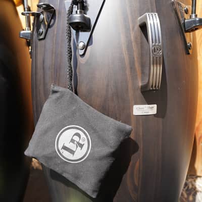 Latin Percussion Raul Rekow Dark Walnut/New Zealand Pine Top Tuning Sig. Conga Set (Quinto/Conga) image 9