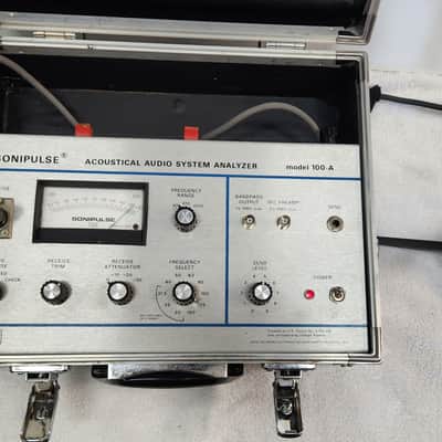 UREI Vintage (1975) Sonipulse 100-A with AKG C451E, with trunk and all manuals image 8