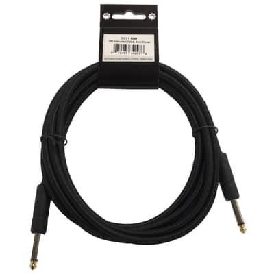 5 PACK Black 10ft Strukture 6MM Woven Instrument Cable 1/4" to 1/4" SC10W thick ABS inner sleeve image 3