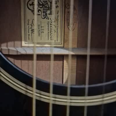 VERY RARE!! Washburn "Melissa" Allman Brothers Band #186/500 Limited Edition 90's - Black image 7
