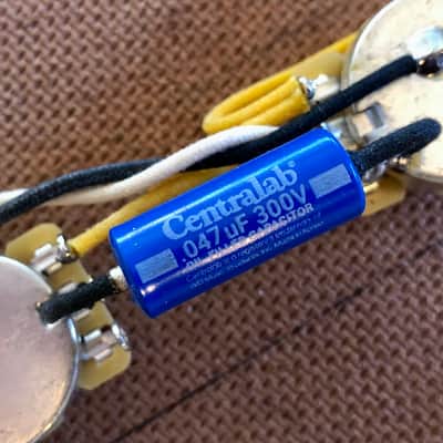 Fender Telecaster 60’s Style Wiring Harness Centralab .047 Oil Capacitor image 5