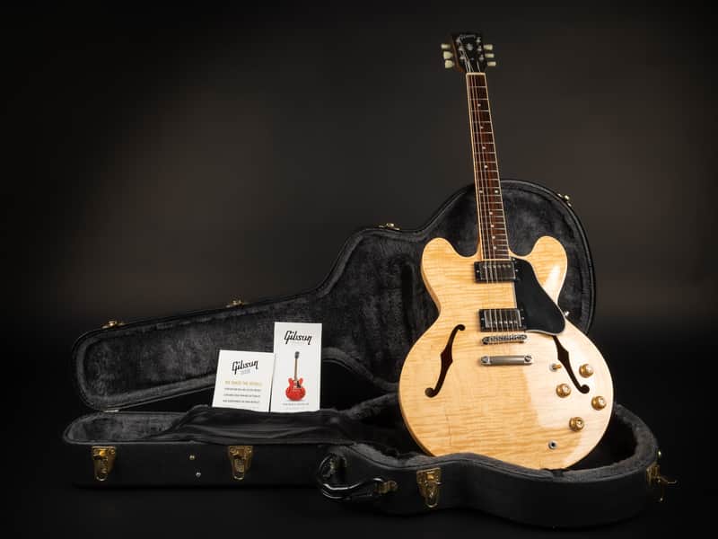 2006 Gibson Memphis Custom ES-335 Dot Figured - Antique Natural