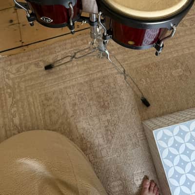 Latin Percussion Aspire bongos and stand image 3