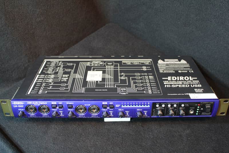 Roland Edirol UA-1000 Audio Interface Rack MountBlue/Blk image 1