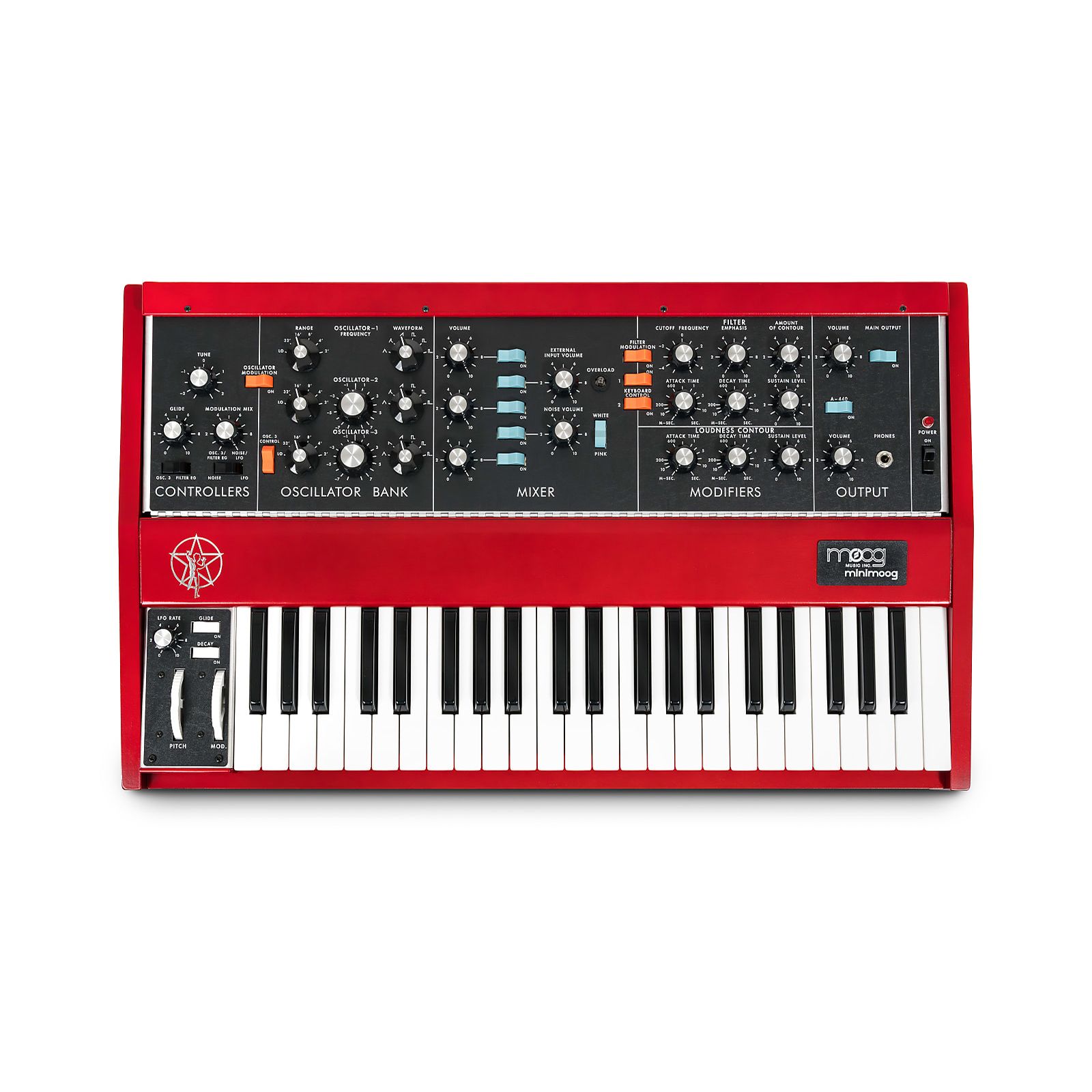 Moog Geddy Lee Minimoog Model D 44-Key Monophonic Synthesizer | Reverb