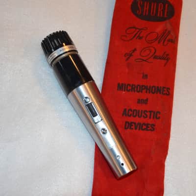 Shure real Vintage Microphone Unidyne III / Model 545-SD * Made in 1970 in the USA * Comes with the Original Bag * about 50 years old / very rare / sounds great for stage and studio image 1