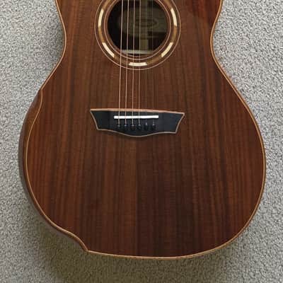 Washburn Comfort G55CE Koa Acoustic Electric Guitar, Natural Finish, New Gig Bag image 3