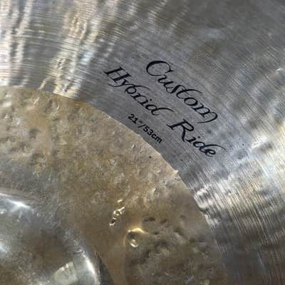 Zildjian 21" K Custom Hybrid Ride Cymbal (As Close To Mint As It Gets!) image 3