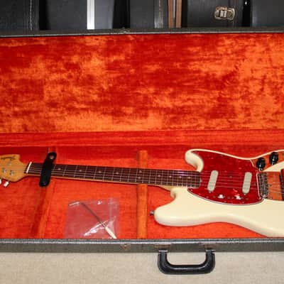 1965 Fender Mustang - Olympic White - Original - OHSC image 1