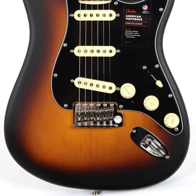 Fender American Performer Sugar Pine Stratocaster Satin Sunburst Electric Guitar image 1