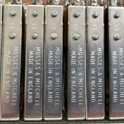 Mosses & Mitchell 96. pt. TT patchbay mid 90s - NICKEL/ BLACK image 2