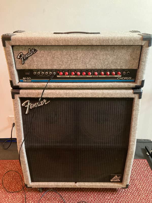 Fender M80 Chorus Half Stack 1980s-1990s Gray image 1