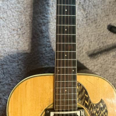 Kingston 12-String Acoustic-Electric Guitar w/ Soundhole Pickup & Hard Cas image 12