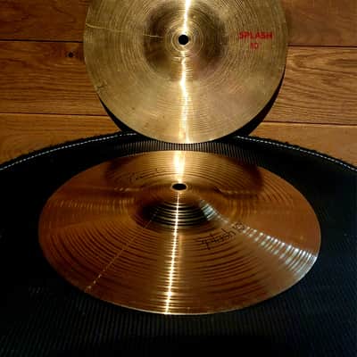 Paiste 10" Signatue and 2002 splash Pair 2000s - Traditional image 2
