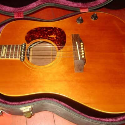 1970 Gibson J-160E Natural w/ Original Hardshell Case image 9