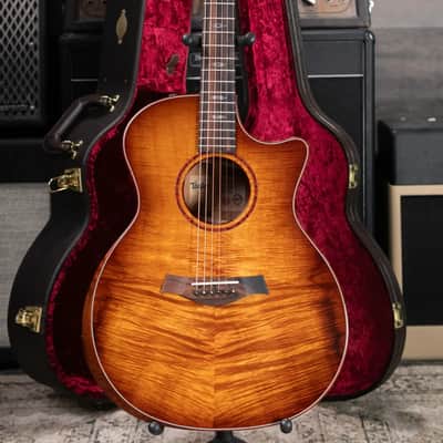 Taylor Custom #12343 Grand Auditorium Acoustic/Electric Guitar - Master Grade Koa with Hardshell Case image 18
