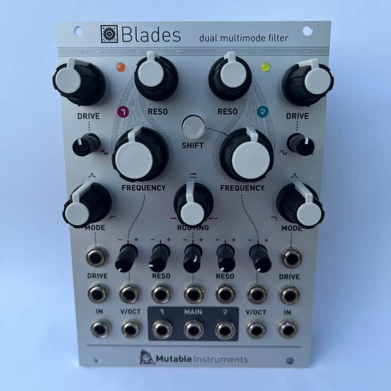 Mutable Instruments Blades DUAL MULTIMODE FILTER Clone w/ Original Panel image 1