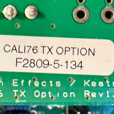 Origin Effects Cali76-TX Limiting Amplifier Limited Edition 2010s - Maroon/Silver image 3