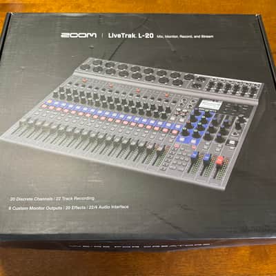Zoom LiveTrak L-20 Digital Mixer / Recorder 2010s - Grey / Blue image 7
