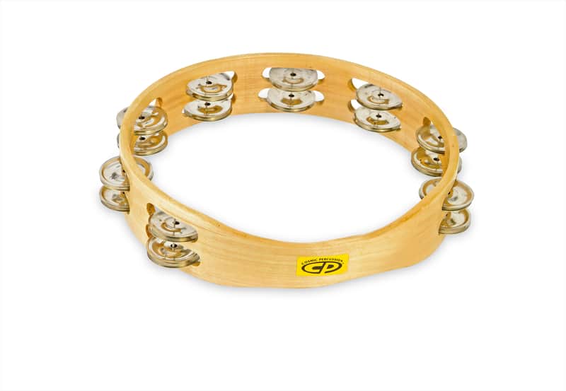 Latin Percussion CP390 CP 10" Headless Double-Row Wood Tambourine image 1