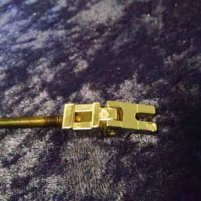 1980s Floyd Rose FRT-7 Tremolo Bridge Saddle Chrome image 3