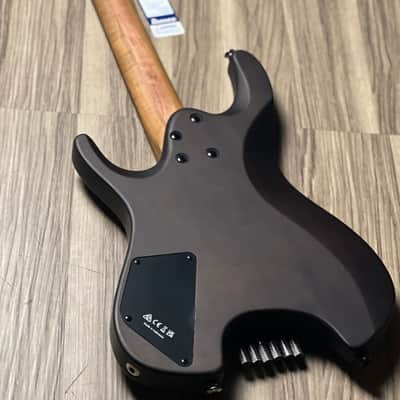 Ibanez Q52PE-NTF Pale Moon Ebony Headless with Bag in Natural Flat image 6