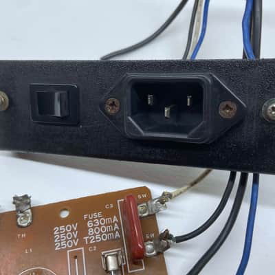 Korg DW 8000 - KLM-659 C - Fuse Board w/ IEC Inlet Power Connector & Switch image 6