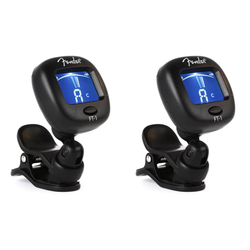 Fender FT-1 Pro Chromatic Clip-on Headstock Tuner 2-pack image 1