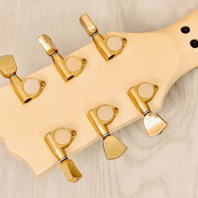 1989 Burny LC-100YS Yasu Signature Vintage Guitar Snow White w/ Tremolo & Case, Japan Fernandes image 5