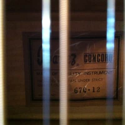 Ibanez Concord 670 12-string 1976 Maple image 7