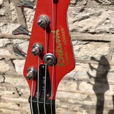 Basse vintage rouge Rockwood by Hohner LX 100 image 3