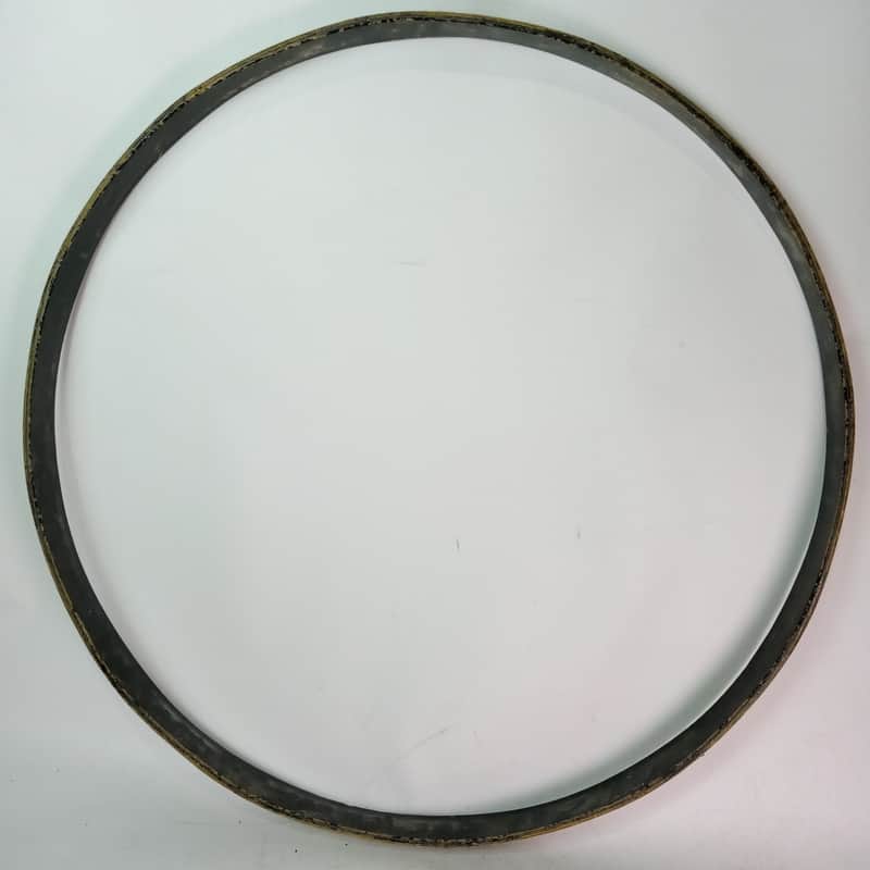 Ludwig 28" Silver Sparkle Concert Bass Drum Hoop Rim Marching Parade Vintage 60s image 1
