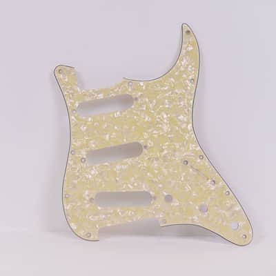 1970's Vintage WD Music 3 Ply Stratocaster White Pearloid SSS Pickguard ~MINT~ Pearl Fender Strat Guitar image 1
