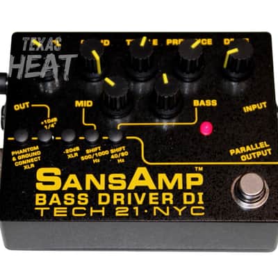 Tech 21 SansAmp Bass Driver DI V2 Bass Guitar Pedal image 2