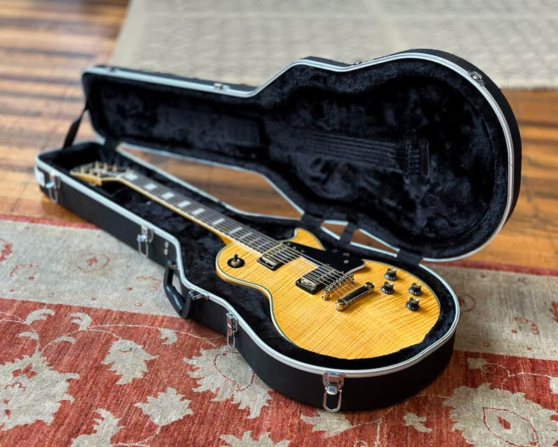 2007 Epiphone Les Paul Custom Plus - Natural Flame Maple | Reverb