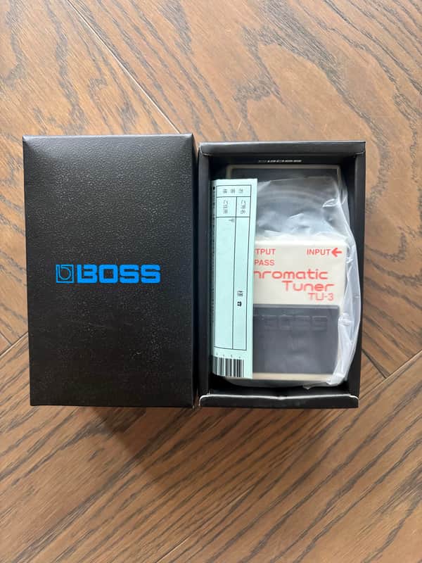 Boss TU-3 Chromatic Tuner Pedal White w/ Original Box & Paperwork image 1