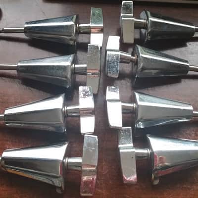 Tama Vintage TRAK Drums SET OF 8 Bass Drum T Rods & Claws Tama Made Japan RARE PARTS 80s image 1