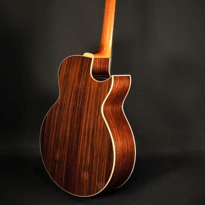 Striebel Guitars Left-Handed Baritone Guitar – Jumbo 2014 - Natural image 12