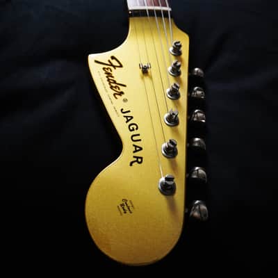 Fender Japan JG66-RC Jaguar 1994–1995 – Shoreline Gold, Matching