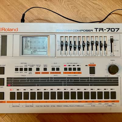 Roland TR-707 Rhythm Composer with both HKA Expansion V2 and new Cymbals Expansion