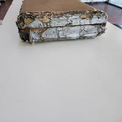Vintage 1960 Fender Jazzmaster Case - Brown Tolex w/ Gold/Yellow Interior image 3