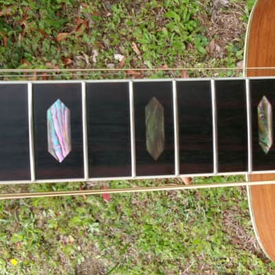 1975 Yairi YW-600 Dreadnought Guitar New Jacaranda Natural+Vintage Flight Case image 22