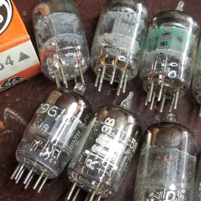 Tung-Sol etc. Matched Pair (2) 5654 6AK5W JAN Pentode tNOS AT1000 TESTED Vacuum Tubes 5 Star, Triangle Premium Little Dot Yaqin 6AK5 Audio 1944-1969 image 11
