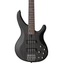 Yamaha TRBX504 4-String Premium Electric Bass Regular Transparent Black Rosewood Fretboard